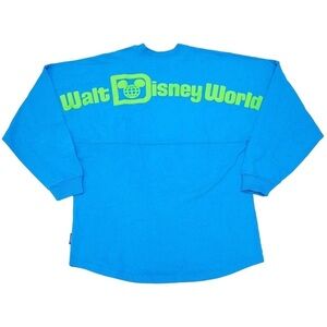 2020 Disney Parks Walt Disney World Neon Blue Spirit Jersey‎ S